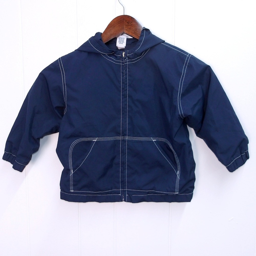 Baby‎ GAP 4 Years Navy Blue Lightweight Rain Windbreaker Jacket Kids /#9031